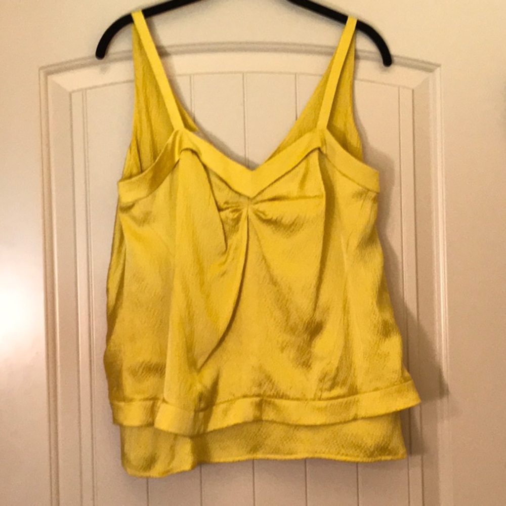 Summer satin top beautiful detail front and back!